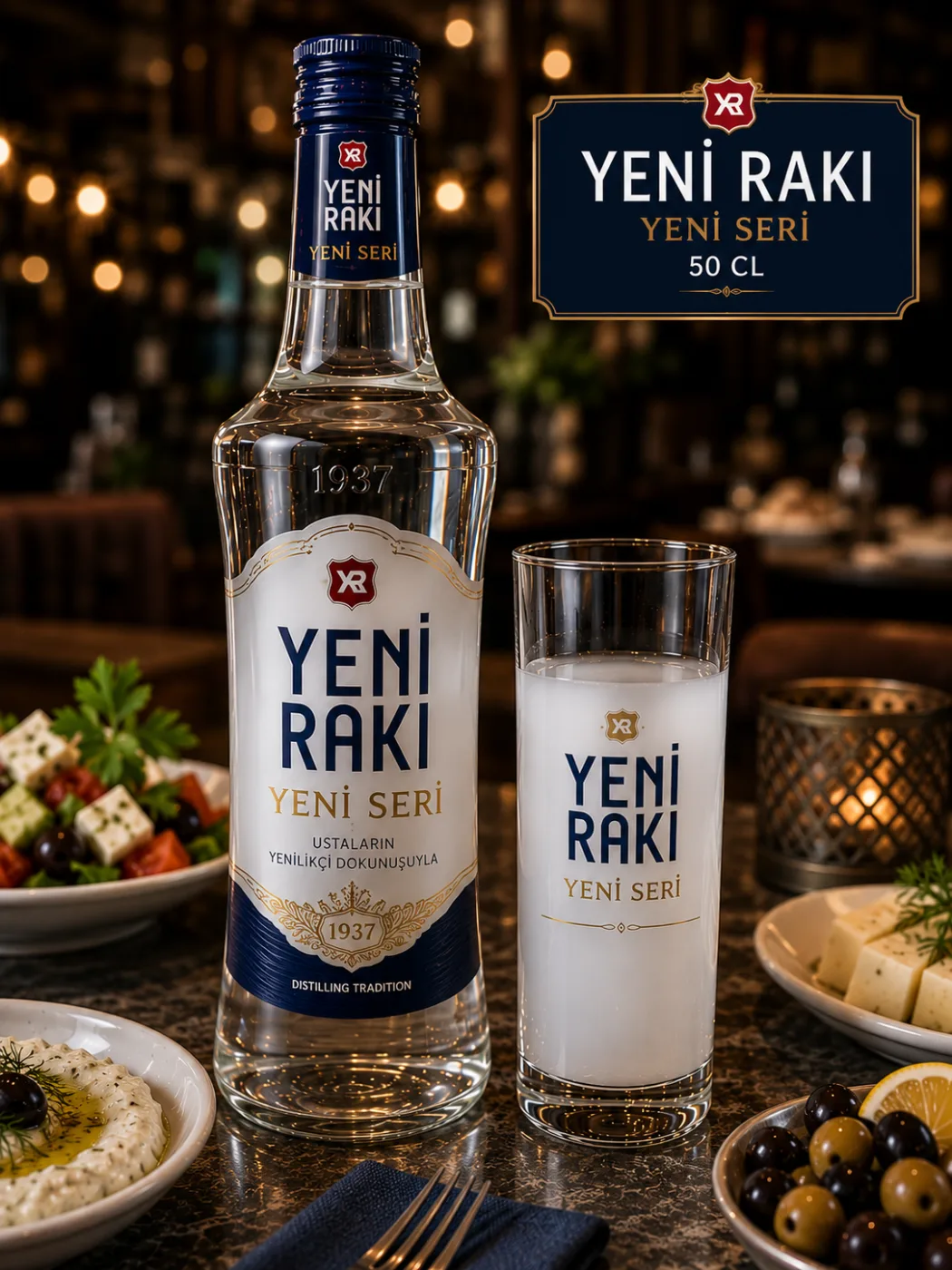 YENİ RAKI YENİ SERİ 50CL