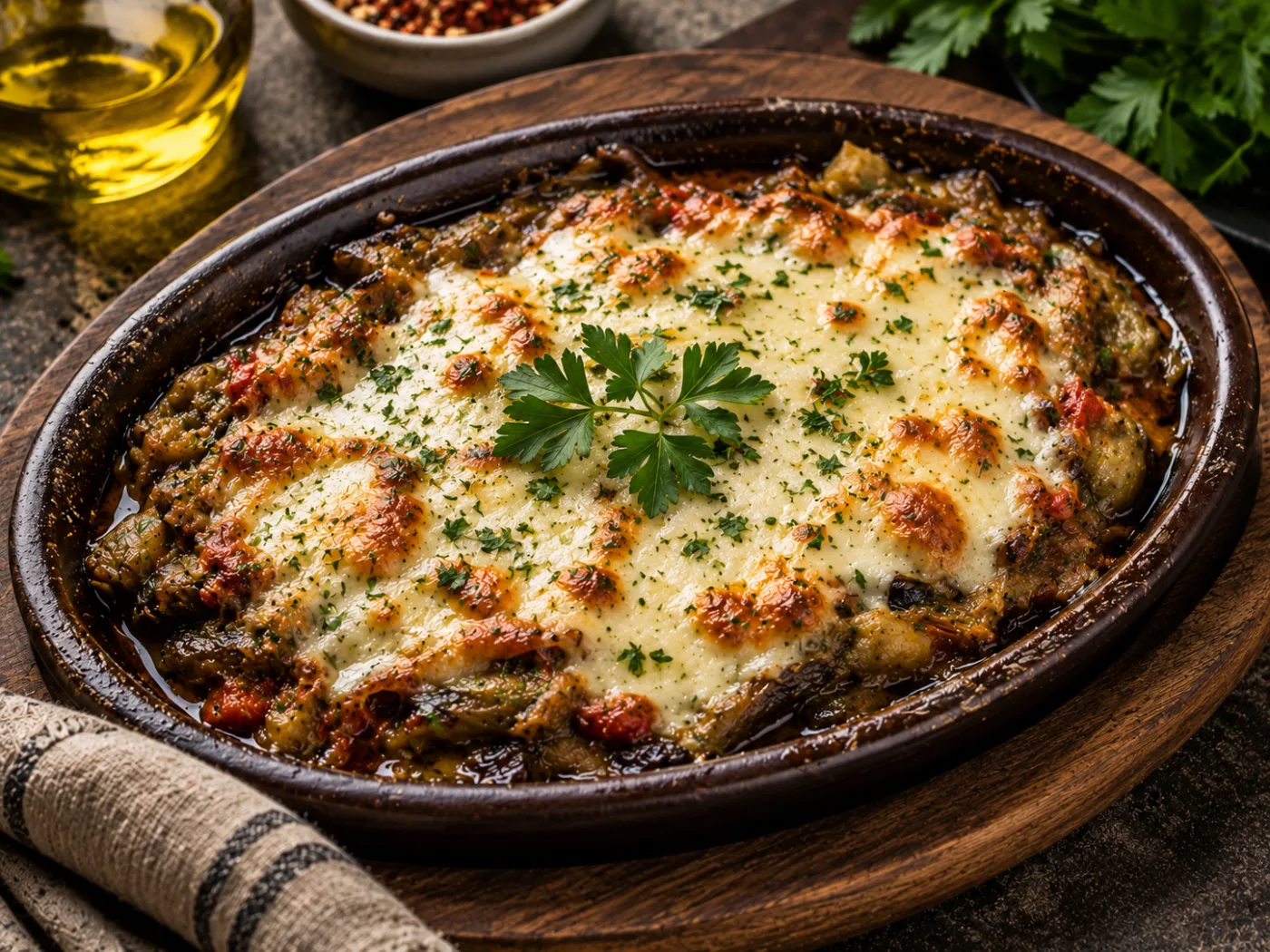 PEYNİRLİ SICAK KÖZ PATLICAN
